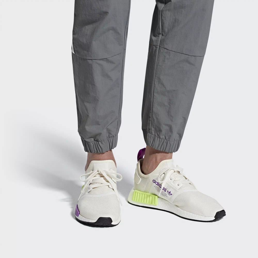 Adidas NMD R1 Tenis Blancos Para Hombre (MX-52123)